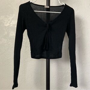 Brandy Melville basic black long sleeve